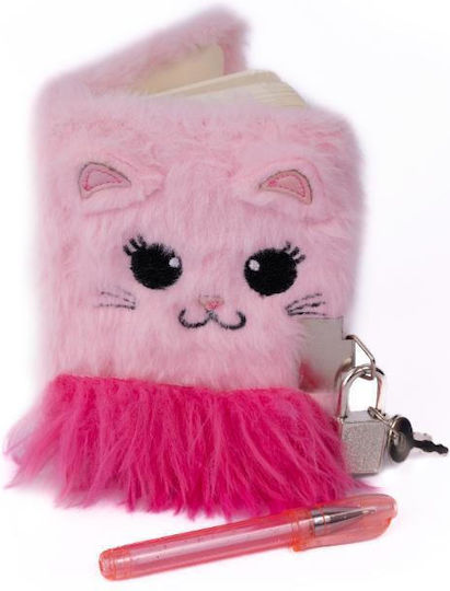 Great Pretenders Furry Diary with Lock and Cat Pen