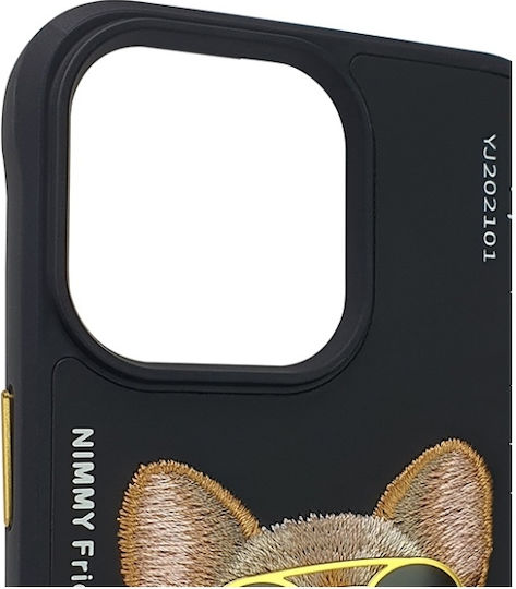 Nimmy Glasses Little Tycoon Back Cover Σιλικόνης Αδιάβροχο Μαύρο (iPhone 15 Pro)