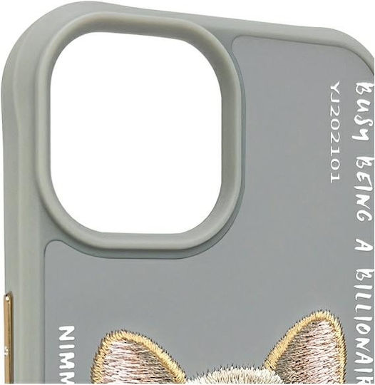 Nimmy Back Cover Silicone / Plastic Waterproof Gray (iPhone 15)