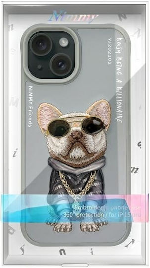 Nimmy Back Cover Silicone / Plastic Waterproof Gray (iPhone 15)