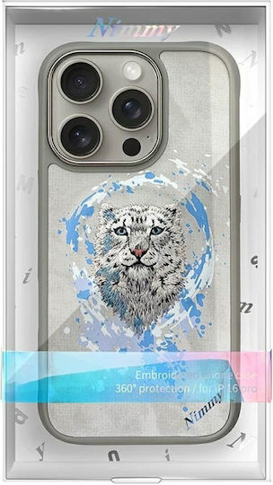 Nimmy Umschlag Rückseite Silikon / Kunststoff Gray (iPhone 17 Pro / iPhone 16 Pro)