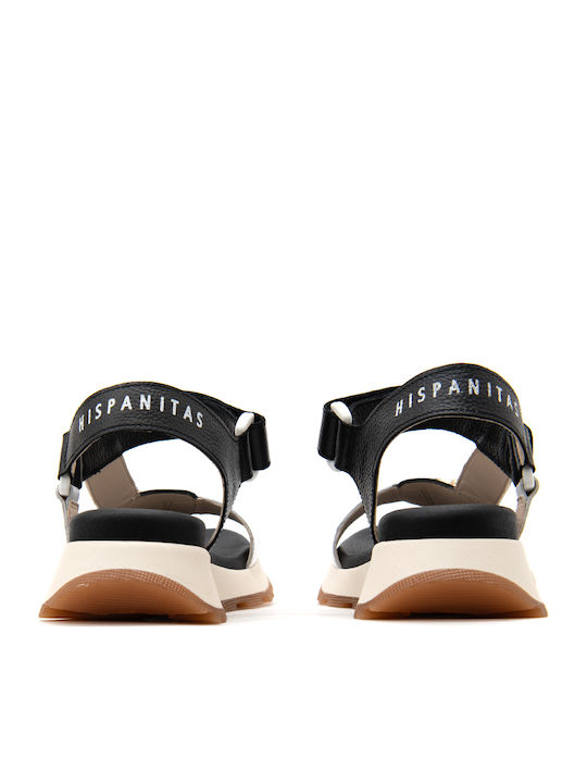 Leather Women's Flat Sandals Sporty in White Color