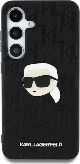 Karl Lagerfeld Monogram Pin Logo Karl Head Back Cover Δερμάτινο 0.3mm Μαύρο (Galaxy S25+)