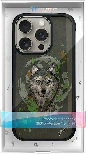 Nimmy Задна корица Силикон / Пластмаса Сив (iPhone 16 Pro Max)