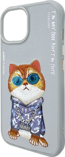 Nimmy Back Cover Σιλικόνης / Πλαστικό Αδιάβροχο Γκρι (iPhone 15)