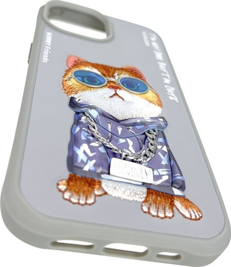 Nimmy Back Cover Σιλικόνης / Πλαστικό Αδιάβροχο Γκρι (iPhone 15)