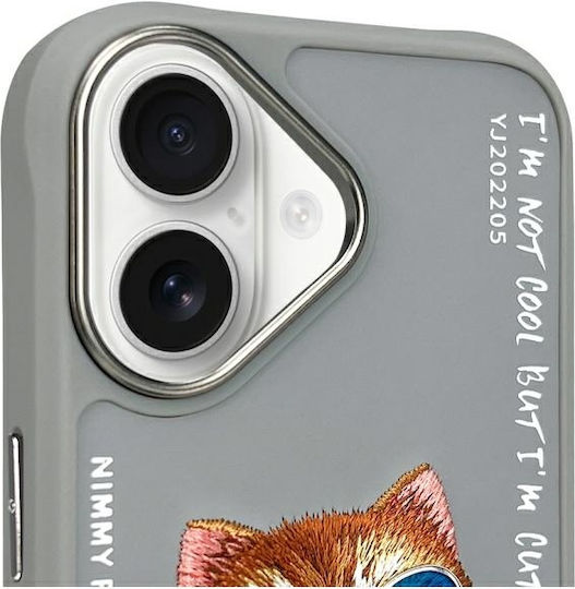 Nimmy Back Cover Silicone / Plastic Waterproof Gray (iPhone 16)