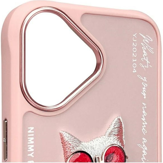 Nimmy Nimmy Handyhüllen Silikon Kunststoff Wasserdichte Rosa Rückseite für iPhone 16