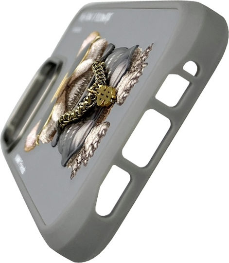 Nimmy Nimmy Handyhüllen Silikon Kunststoff Wasserdicht Graue (iPhone 16 Pro Max)