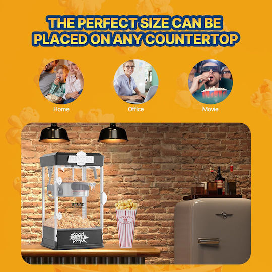 Vevor Commercial Popcorn Machine 480W