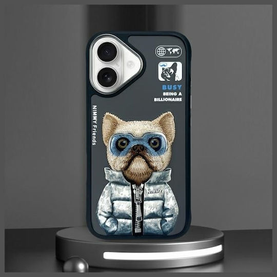 Nimmy Nimmy Handyhüllen Silikon Kunststoff Wasserdicht Rückseite Pug Für iPhone 16