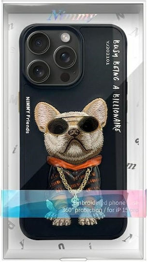 Nimmy Glasses Little Tycoon Back Cover Σιλικόνης / Πλαστικό Αδιάβροχο Μαύρο (iPhone 15 Pro Max)