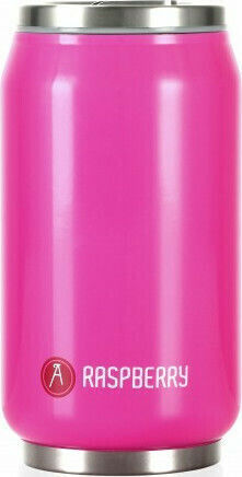 Les Artistes Pull Can'it Ποτήρι Θερμός Ανοξείδωτο 280ml Fuschia με Λαβή και Καλαμάκι
