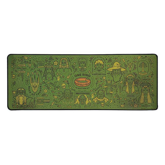 Lord Of The Rings Desk Pad And Coaster Set