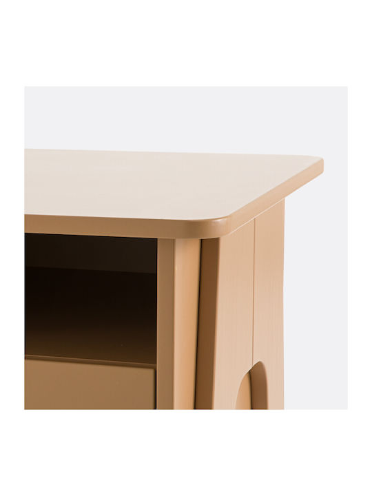 Kids Desk made of Melamine Brown 55x110x76cm