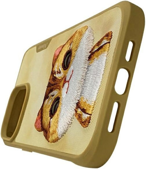 Nimmy Umschlag Rückseite Silikon / Kunststoff Wasserdicht Khaki (iPhone 15 Pro)