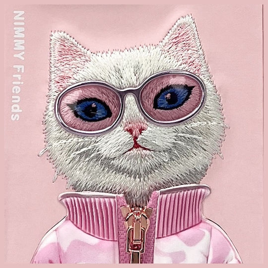 Nimmy Nimmy Handyhüllen Silikon Kunststoff Wasserdicht Rosa Weiß Reichtum und Schönheit Für iPhone 16 Pro Max