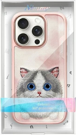 Nimmy Umschlag Rückseite Silikon / Kunststoff Wasserdicht Rosa (iPhone 17 Pro / iPhone 16 Pro)