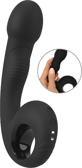 You2Toys Prostate Vibrator Анална тапа с вибрация Large Черна 2см