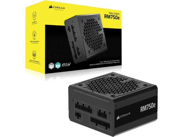 Corsair RM750e ATX12V 3.1 750W Μαύρο Τροφοδοτικό Υπολογιστή Full Modular