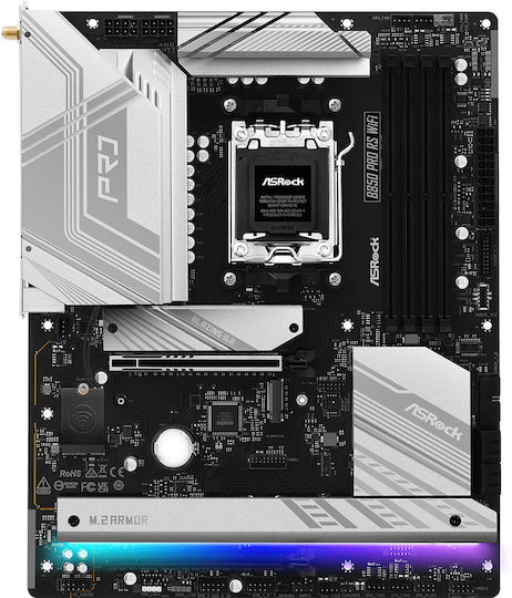 ASRock B850 PRO RS WiFi Motherboard ATX με AMD AM5 Socket 90-MXBQL-A0UAYZ