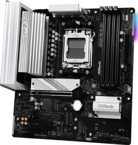ASRock B850M Pro RS WiFi Дънна платка Micro ATX с AMD AM5 Сокет