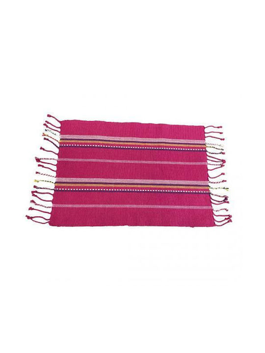 Linea Home Placemat Fabric Pink 48x35cm 1pcs