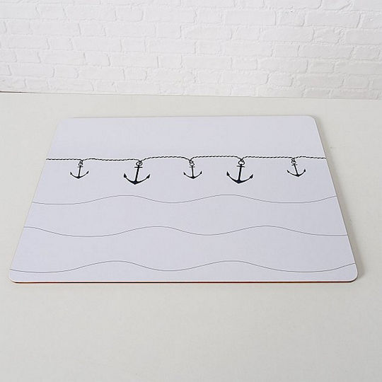 MSA Wooden Placemat White 40x30cm