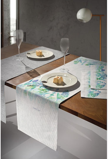 Saint Clair 3044 Platzdeckchen Stoff Blau 45x33cm 1Stück