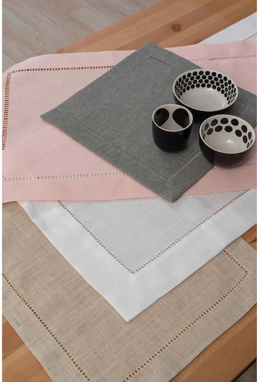 Palamaiki Liana Σουπλά Υφασμάτινο Pink 45x35cm