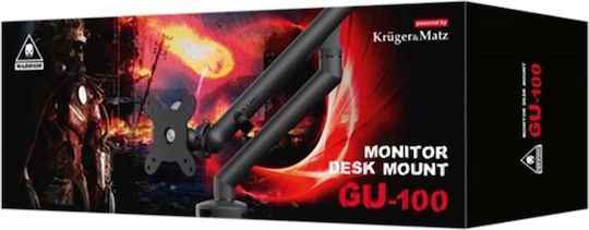 Kruger & Matz KM0772 Wall TV Mount up to 10kg Black