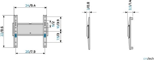Meliconi Suport TV de perete până la 45" și 25kg