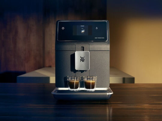 WMF Perfection Αυτόματη Μηχανή Espresso Πίεσης 15bar για Cappuccino με Μύλο Άλεσης Καφέ 31.6611.6917