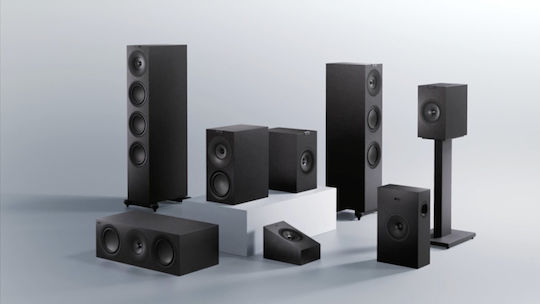 Kef Q Concerto Meta Pair of Hi-Fi Speakers Bookself 180W 3 No of Drivers W21xD31.5xH41.5cm. Black