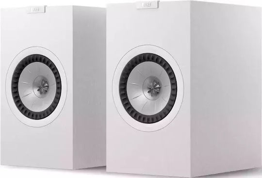 Kef Q3 Meta Paar Hi-Fi Lautsprecher Buch selbst 150W 2 Anzahl von Fahrern B21xT30.5xH35.7cm. Satin White