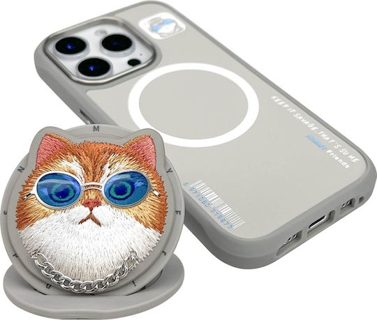 Nimmy Magnetic Glasses Back Cover Πλαστικό / Σιλικόνης Γκρι (iPhone 16 Pro)