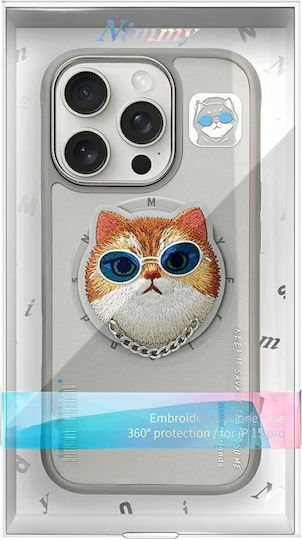 Nimmy Magnetic Glasses Back Cover Πλαστικό / Σιλικόνης Γκρι (iPhone 16 Pro)