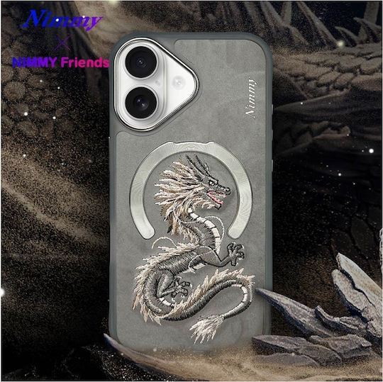 Nimmy Back Cover Silicone / Plastic Gray (iPhone 16)