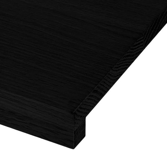 Vidaxl Stair Treads 2 Pieces Dark Brown Solid Oak Wood Brown