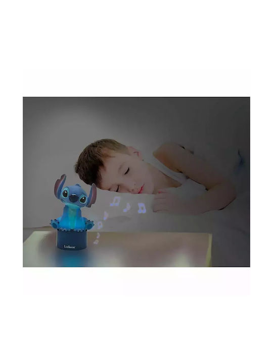 Disney Led Παιδικό Διακοσμητικό Φωτιστικό Stitch Μπλε Stitch