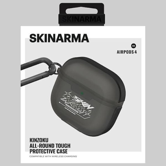 Skinarma Θήκη Πλαστική σε Μαύρο χρώμα για Apple AirPods 4