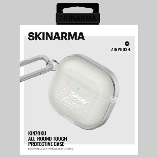 Skinarma Θήκη Πλαστική σε Λευκό χρώμα για Apple AirPods 4