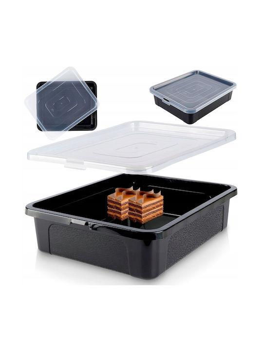 Vilde Plastic Lunch Box Black 10000ml