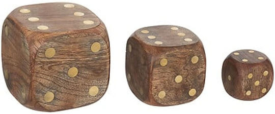Atmosphera Set Cutii Decorative Lemnoase 3buc