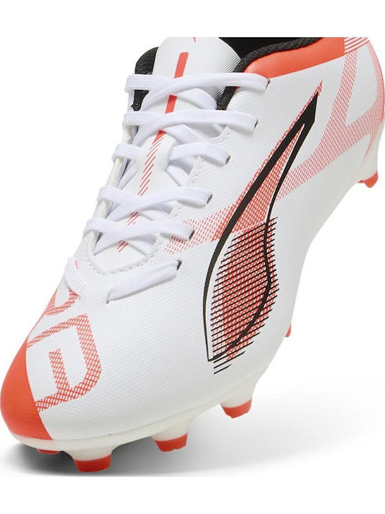 Ultra 5 Play Fg Ag Jr Kids Molded Soccer Shoes White