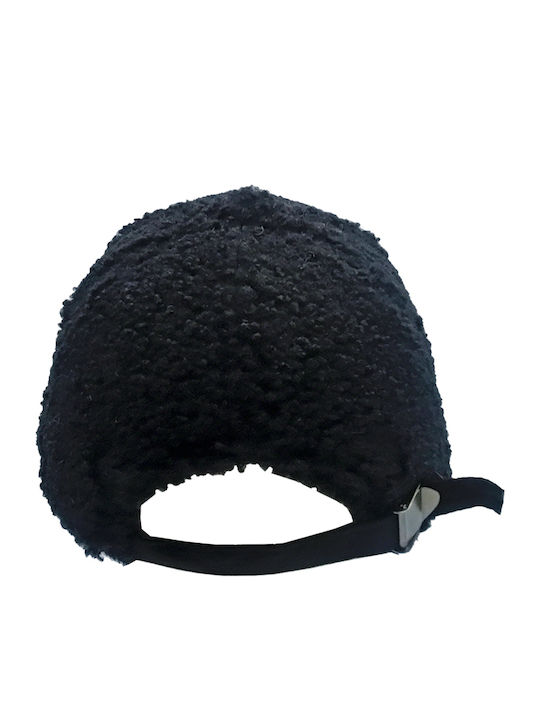 Brims and Trims Παιδικό Καπέλο Jockey Υφασμάτινο Μαύρο