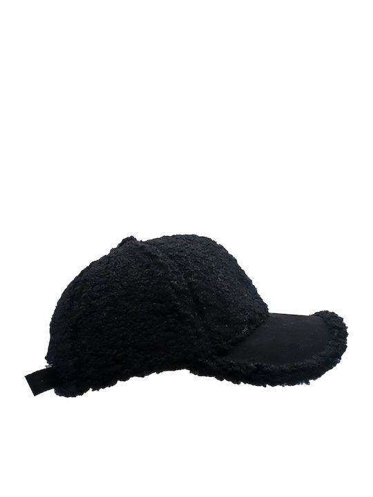 Brims and Trims Παιδικό Καπέλο Jockey Υφασμάτινο Μαύρο