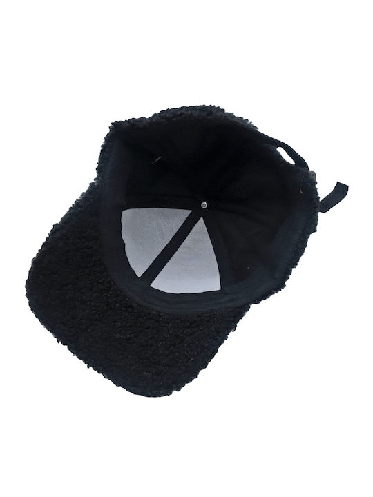Brims and Trims Παιδικό Καπέλο Jockey Υφασμάτινο Μαύρο