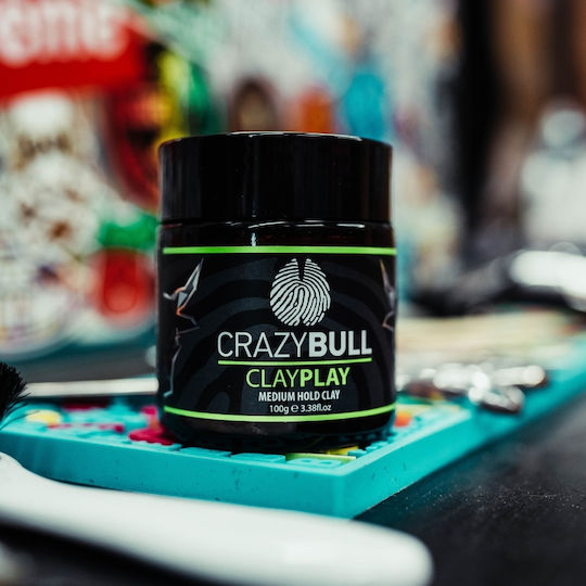Crazy Bull Clay Play Ceară de Păr 100ml
