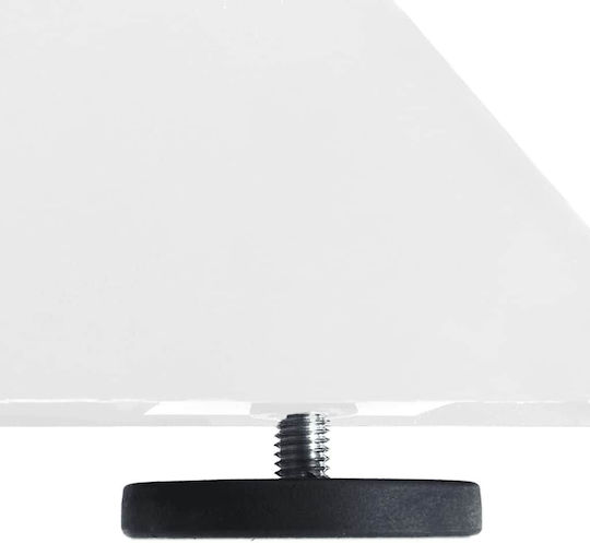 vidaXL Stand de masă din Metal Alb 150x78x72cm